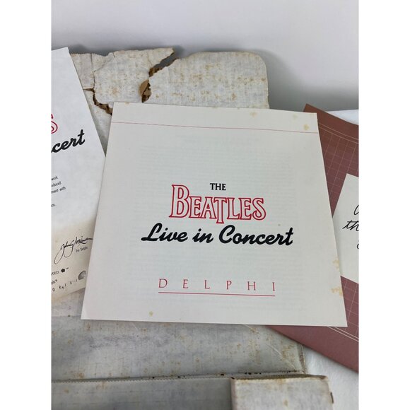 The Beatles Limited Edition Collector's Plate "Live In Concert" By Delphi - Picture 6 of 7